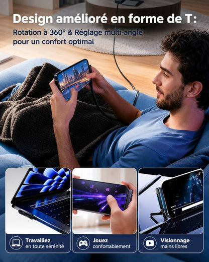 NeoCable™ – Le câble intelligent (Type C)qui recharge votre téléphone en un éclair… sans jamais se casser