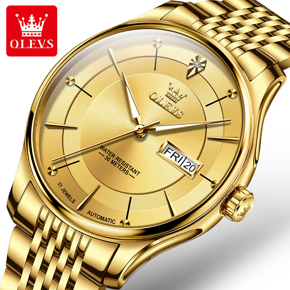 OLVES (LA MONTRE LUXUEUSE, ELEGANTE POUR HOMME)