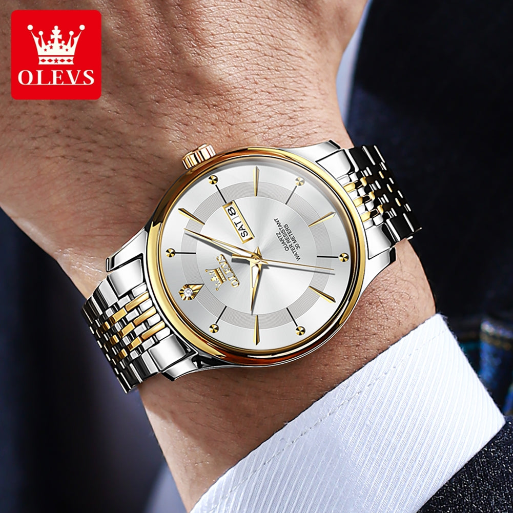 OLVES (LA MONTRE LUXUEUSE, ELEGANTE POUR HOMME)