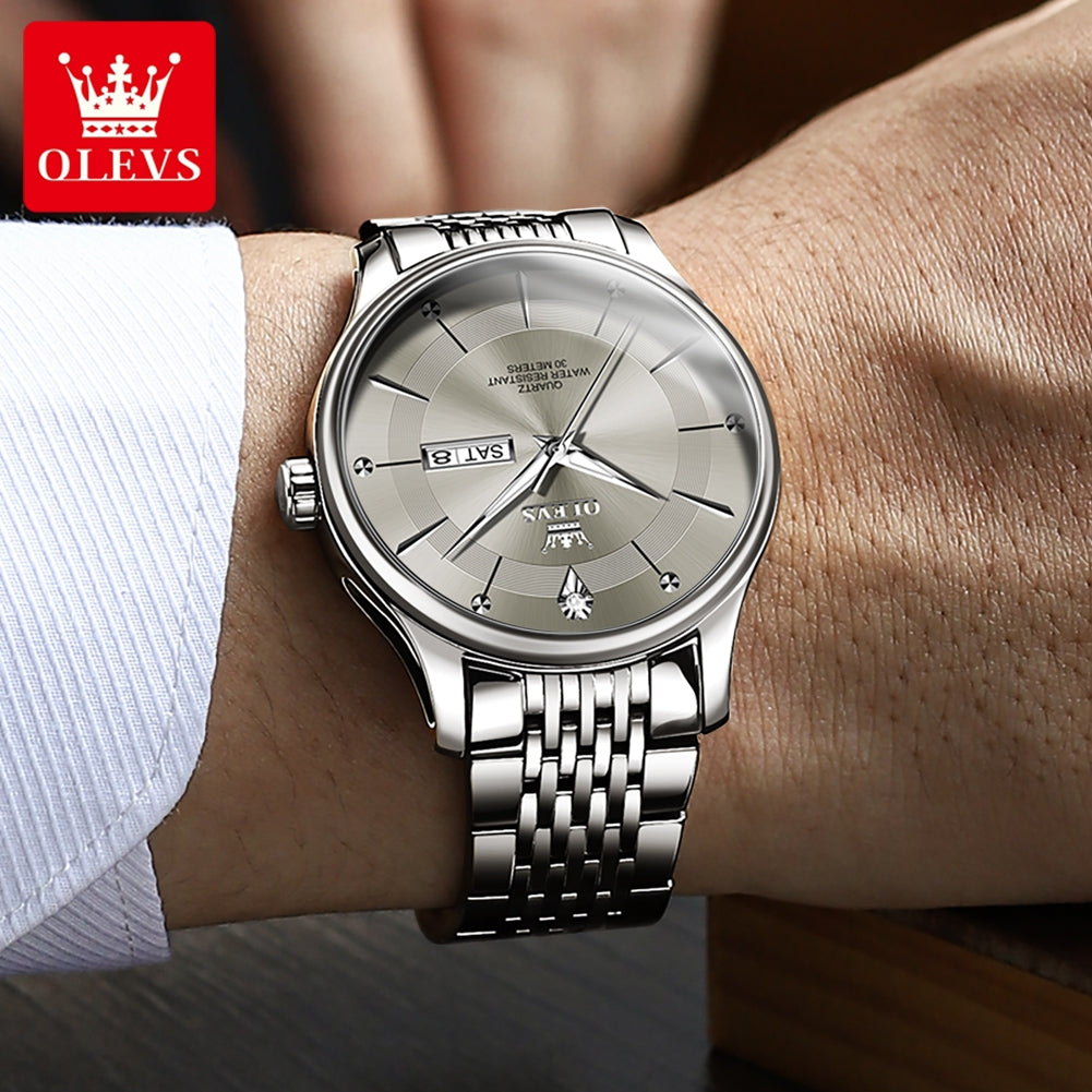 OLVES (LA MONTRE LUXUEUSE, ELEGANTE POUR HOMME)