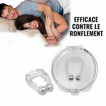 pince-nez magnétique anti-ronflement