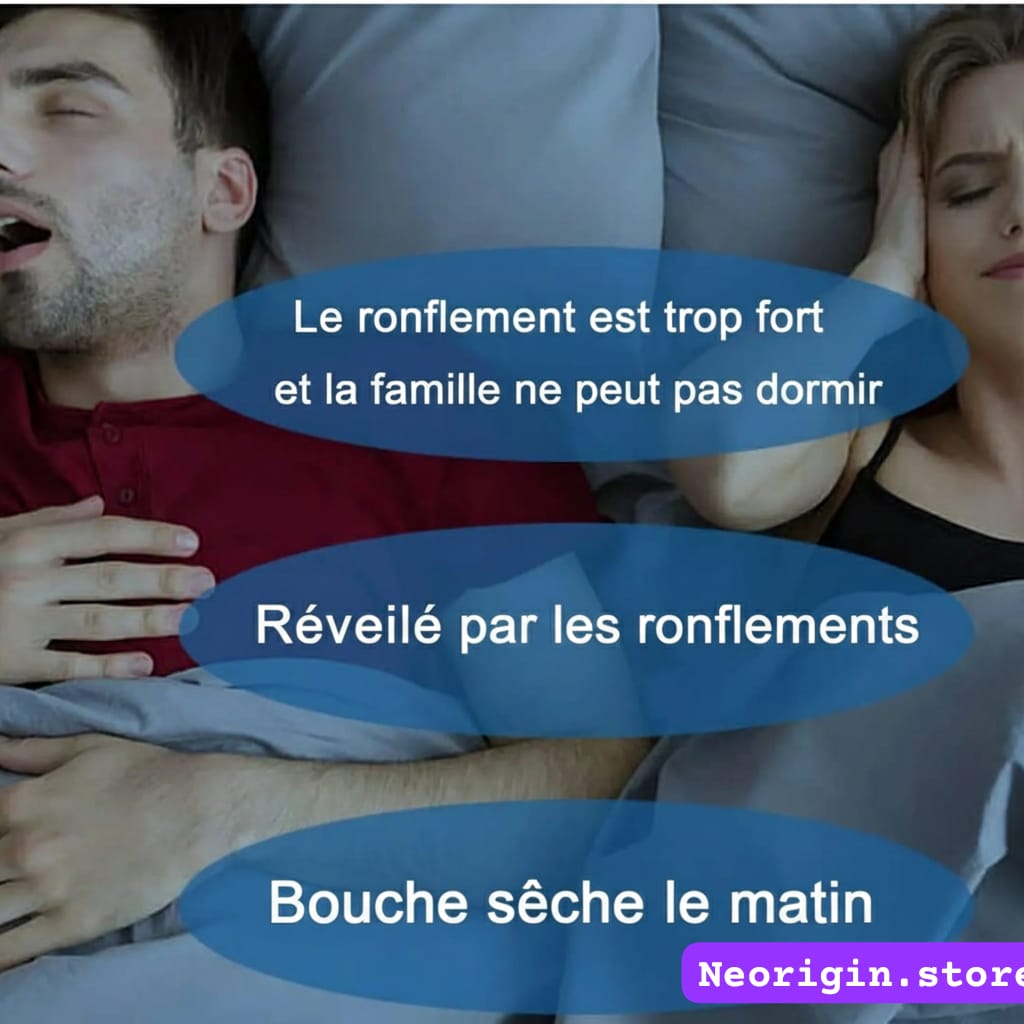 pince-nez magnétique anti-ronflement